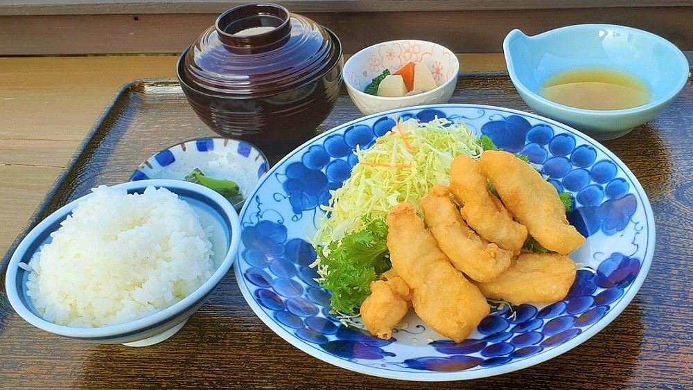 とり天定食